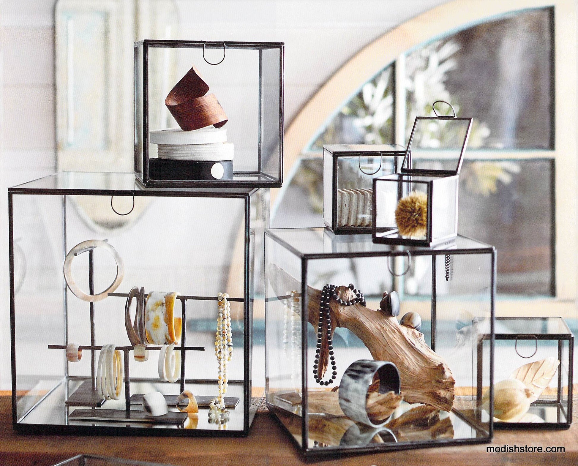 Roost Antique Iron Mirror Boxes