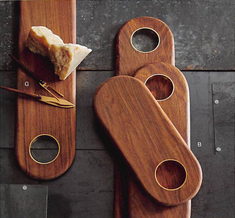 Roost Liquid Brass Serveware Collection