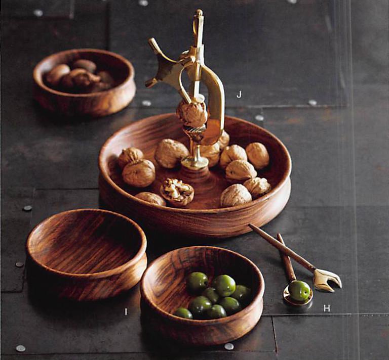 Roost Liquid Brass Serveware Collection