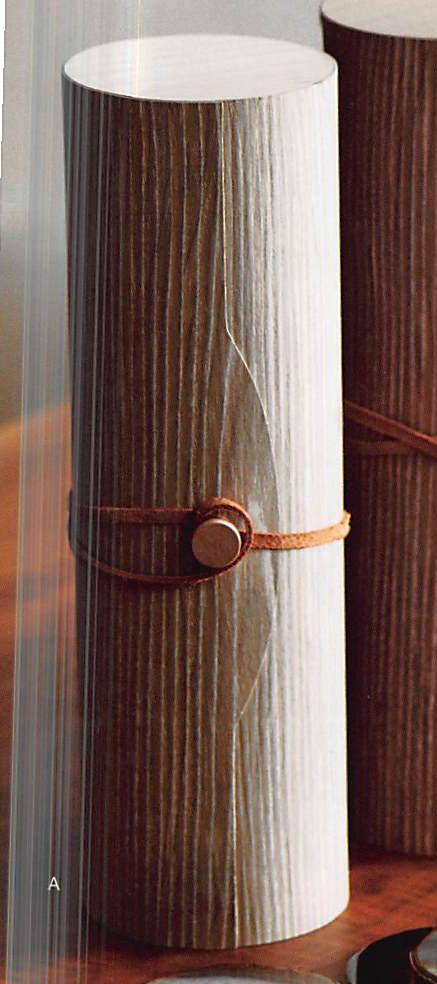Roost Cerused Oak Wine Cylinders