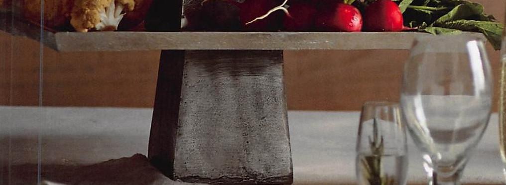 Roost Rustico Sand-Cast Serving Pedestals