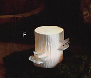Roost Porcelain Log Votive Holder - Set Of 6