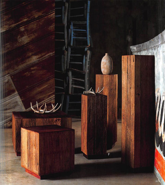 Roost Reclaimed Wood Pedestals