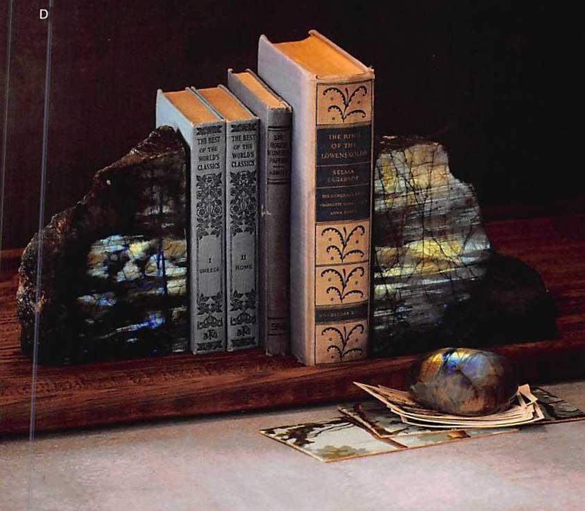 Roost Labradorite Bookends