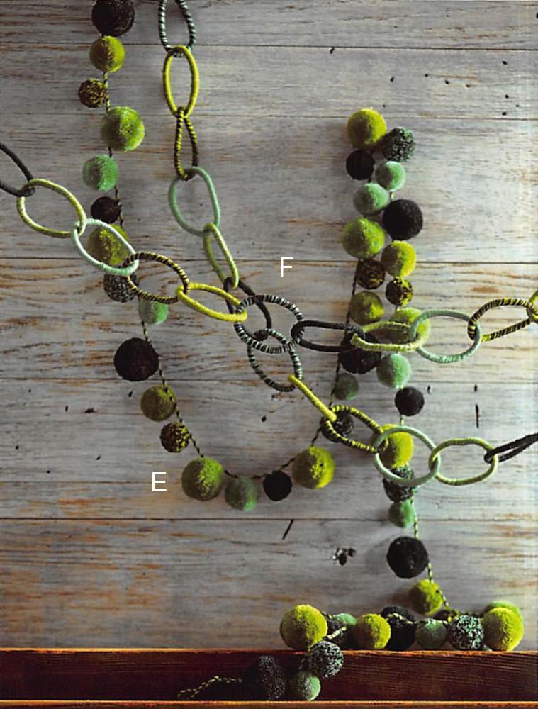 Roost Evergreen Pompom & Chain Garlands