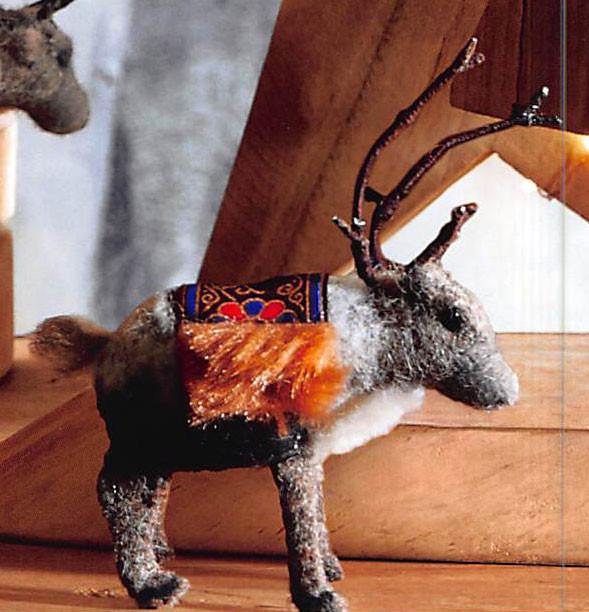 Roost Arctic Caribou Ornaments - Set Of 8