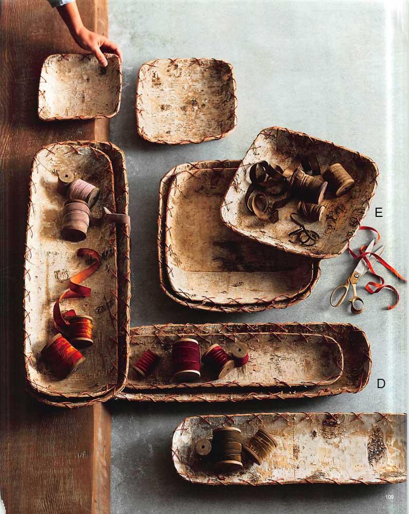 Roost Birch Whipstitch Nested Trays