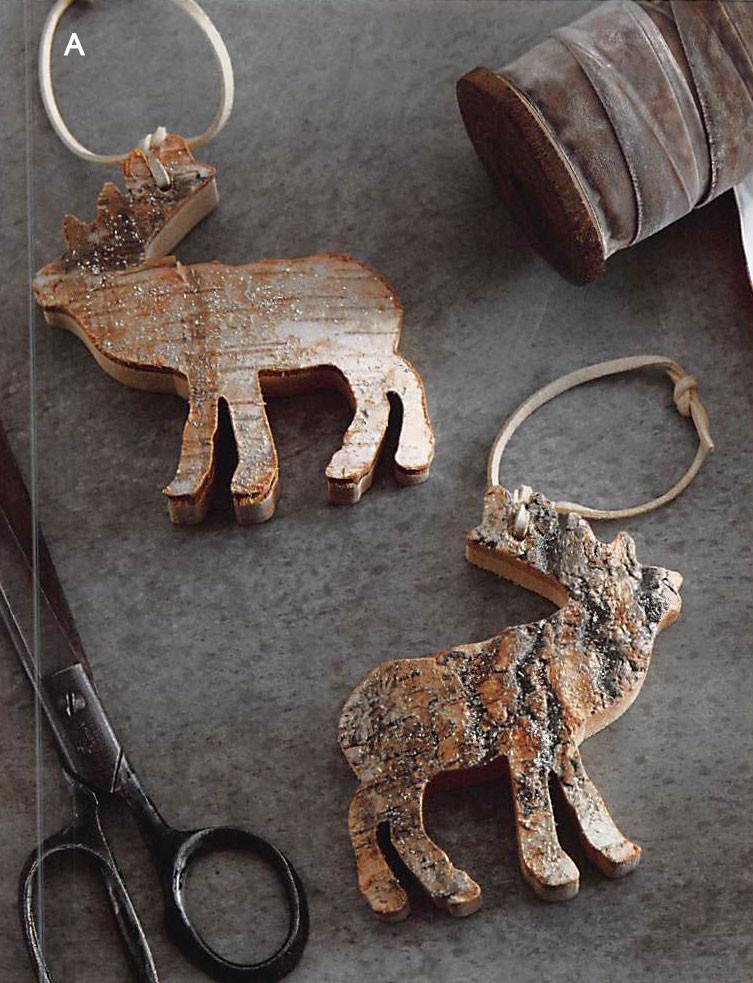 Roost Birch Ornaments