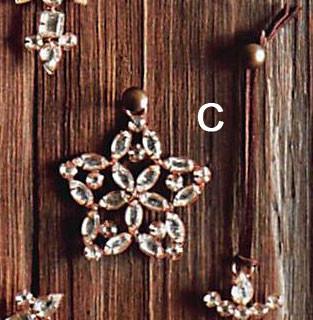 Roost Calliope Rhinestone Ornaments - out of stock