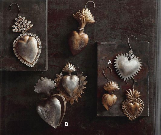 Roost Milagro Heart Ornaments