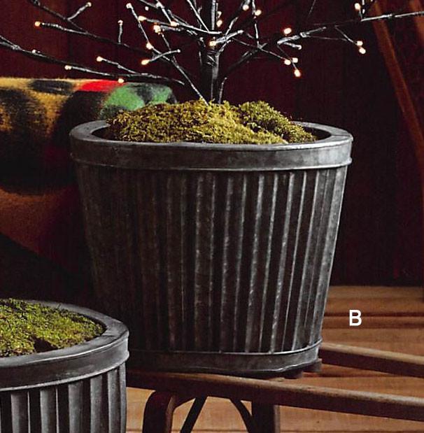 Roost Lighted Galveston Oval Planters