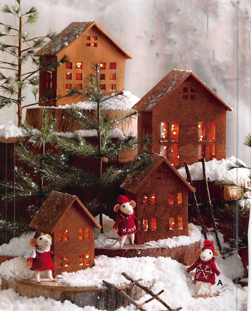 Roost Yuletide Mice - Set Of 5