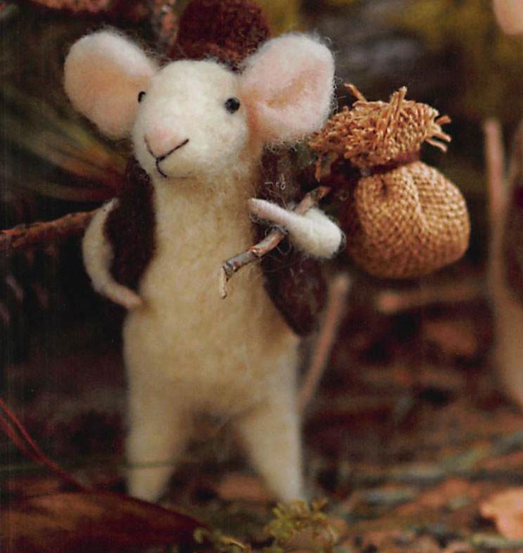 Roost Traveling Mice Ornaments -  Set Of 6