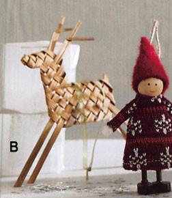Roost Stockholm Woven Star & Reindeer