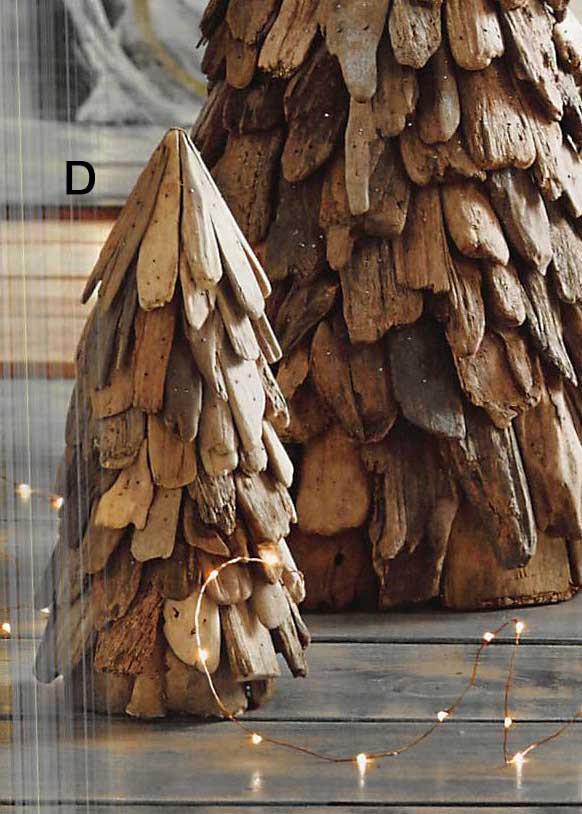 Roost Driftwood Cone Trees