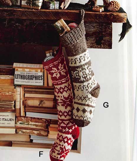 Roost Snowflake Knit Stockings