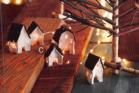 Roost Felt Village Light Covers - Set Of 5