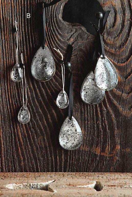 Roost Rain Drop Ornaments