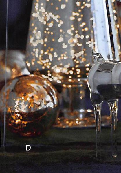 Roost Mercury Glass Silver Orb Lights