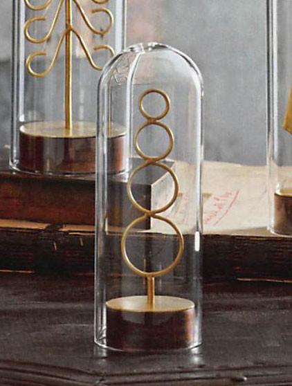 Roost Modern Brass Forest Trees - Set Of 6