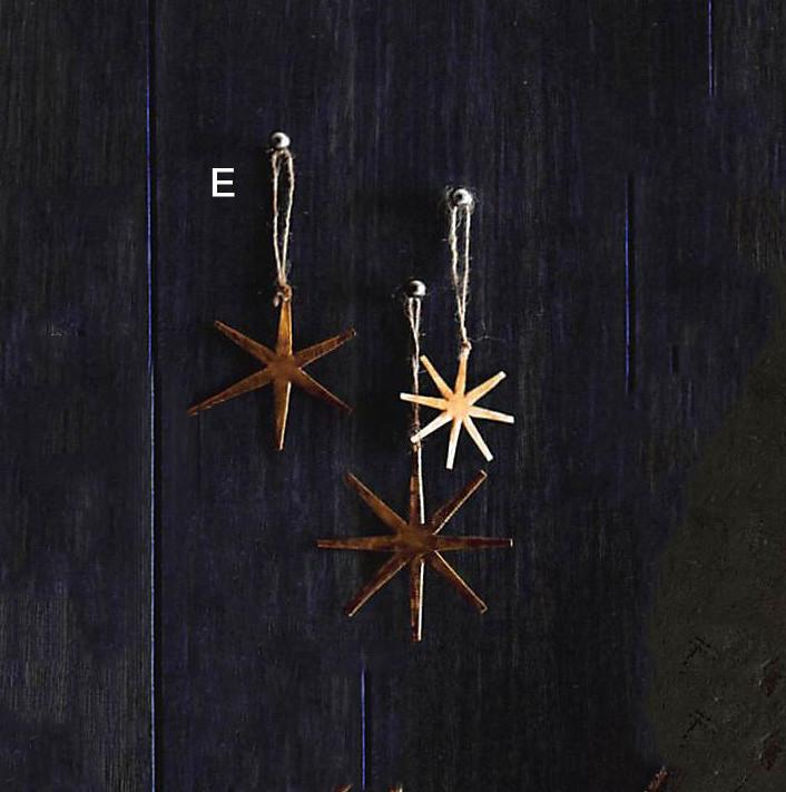 Roost Starburst Brass Ornaments & Garland