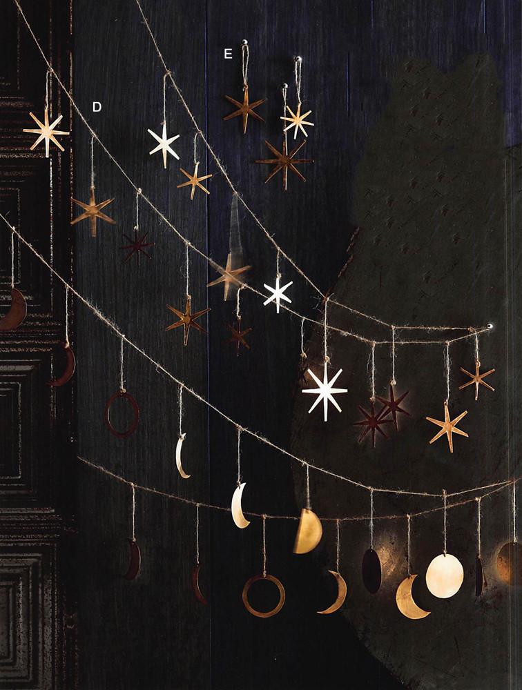 Roost Starburst Brass Ornaments & Garland