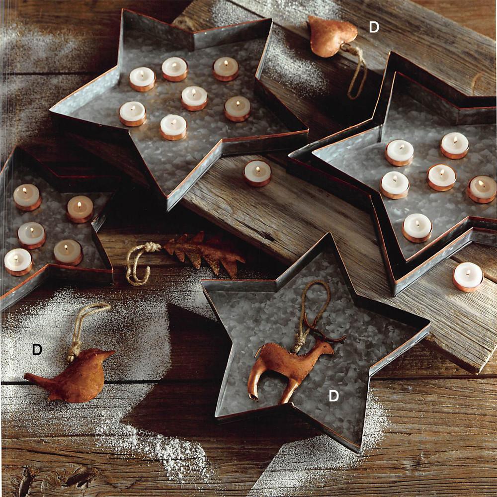 Roost Rustic Copper Ornaments