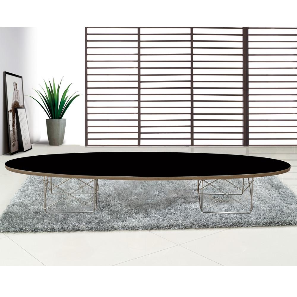 Fine Mod Imports Wire Wood Coffee Table