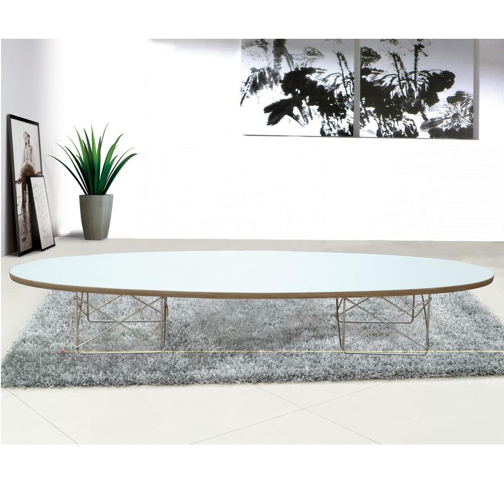 Fine Mod Imports Wire Wood Coffee Table