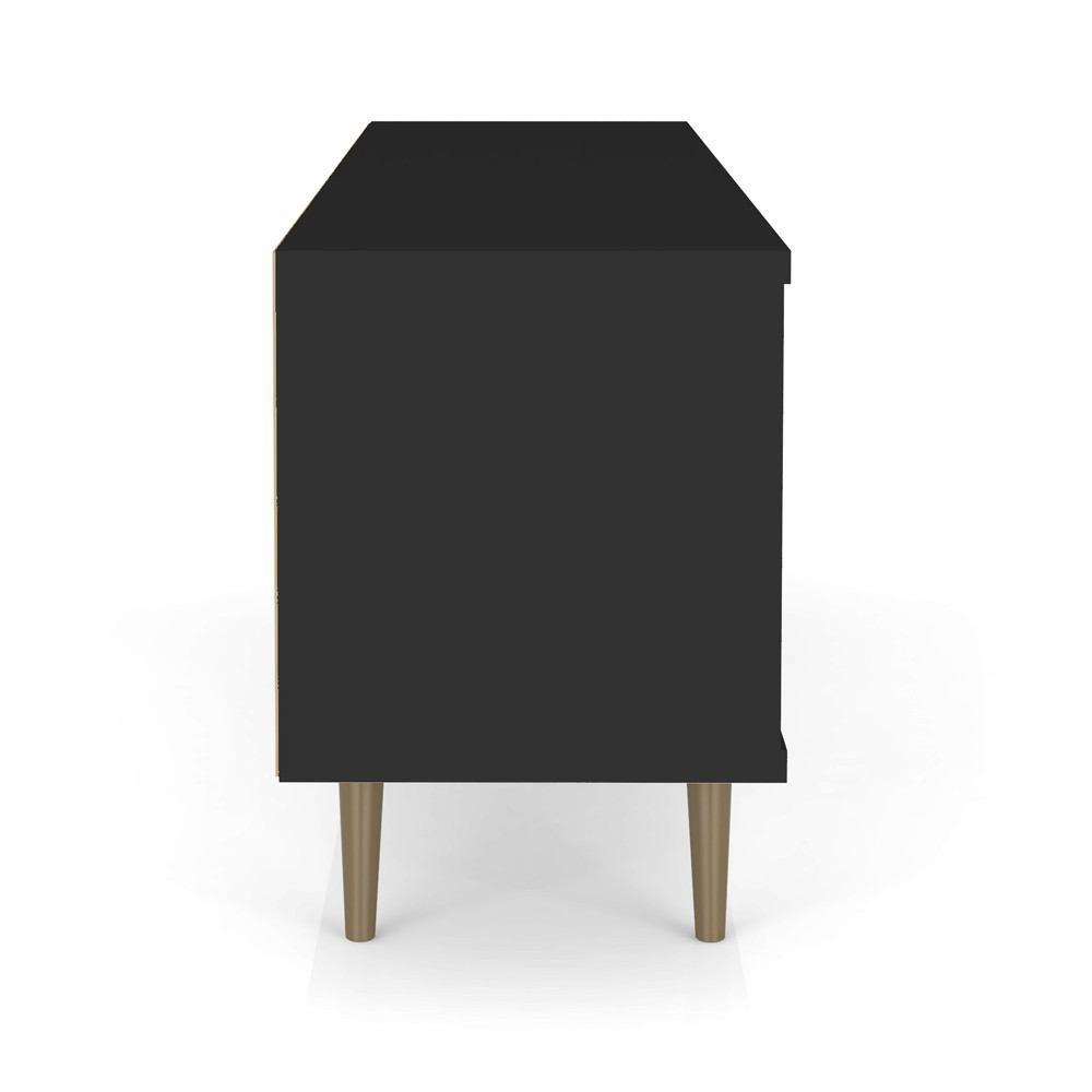 Manhattan Comfort Liberty 62.99" Mid Century - Modern TV Stand with 3 Shelves and 2 Doors