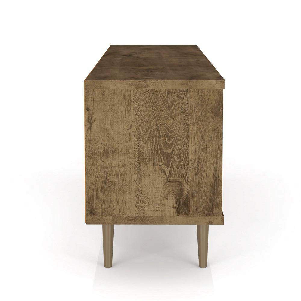 Manhattan Comfort Liberty 62.99" Mid Century - Modern TV Stand with 3 Shelves and 2 Doors