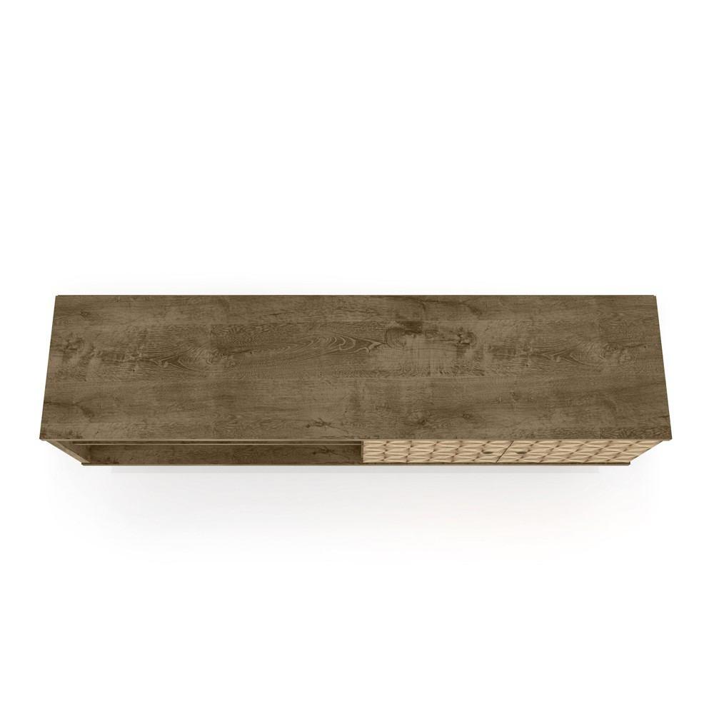 Manhattan Comfort Liberty 62.99" Mid Century - Modern TV Stand with 3 Shelves and 2 Doors