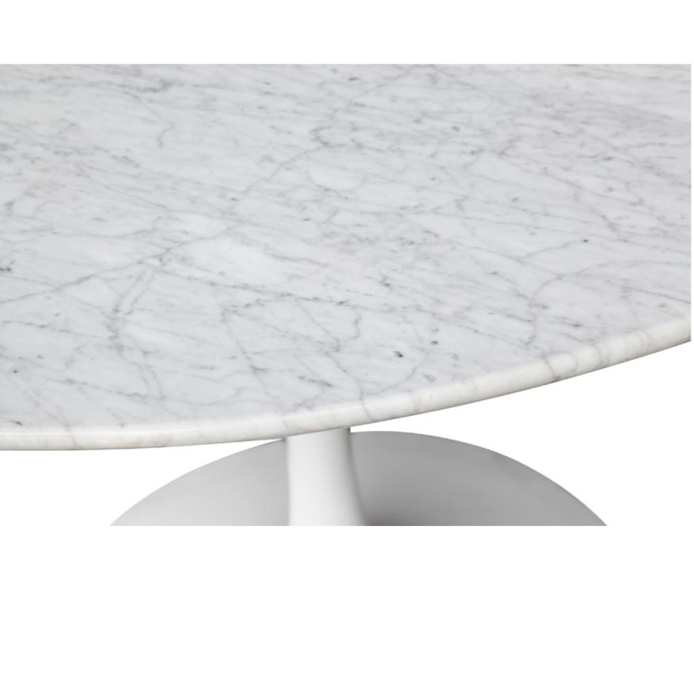 Fine Mod Imports Flower Marble Table 60"