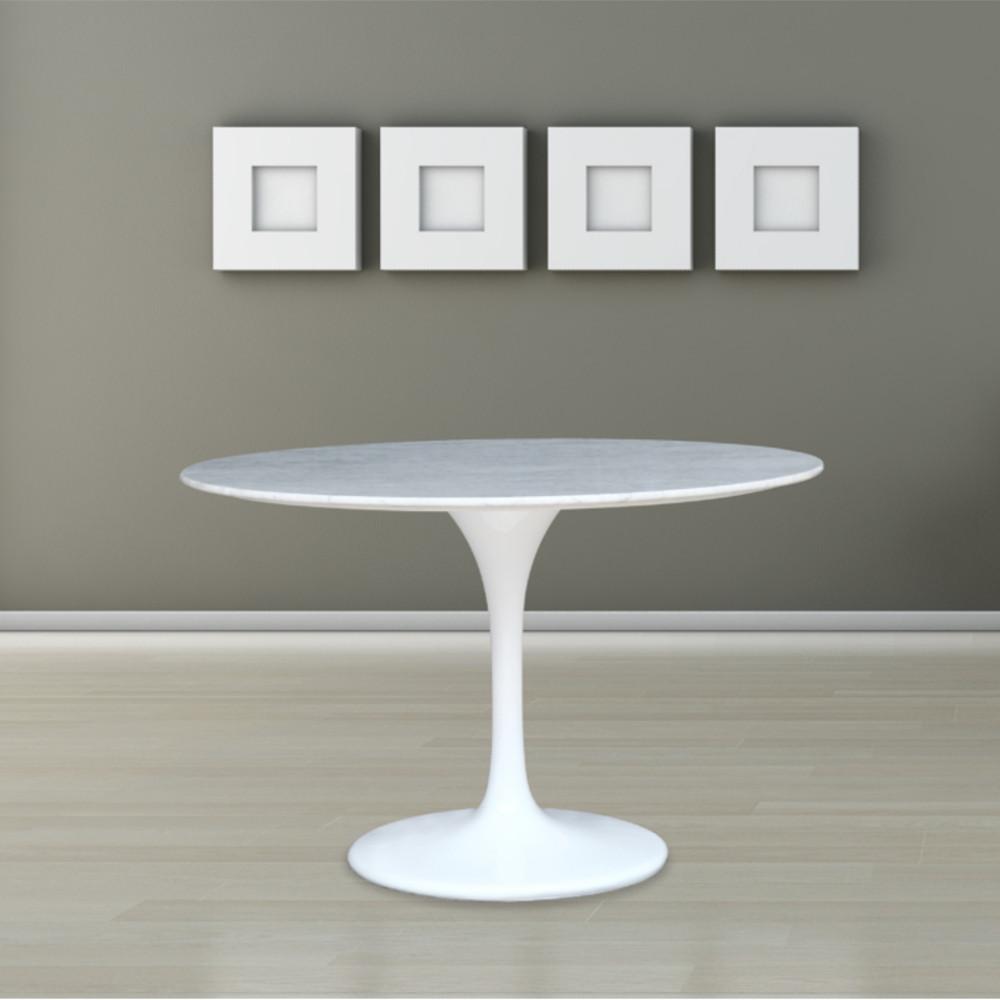 Fine Mod Imports Flower Marble Table 48"