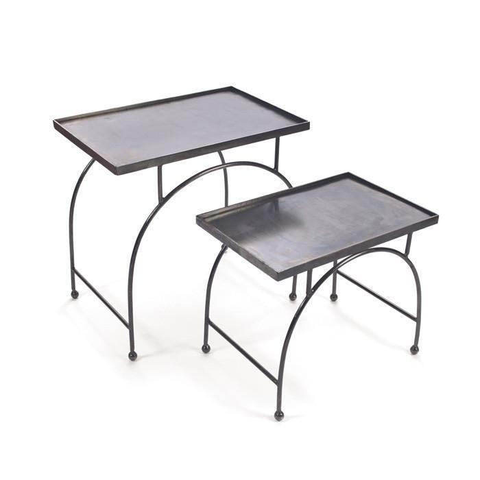 Set Of Two Arcade Nesting Tables by GO Home