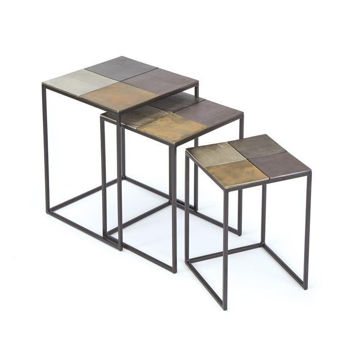 Set Of Three Costello Nesting Tables by GO Home