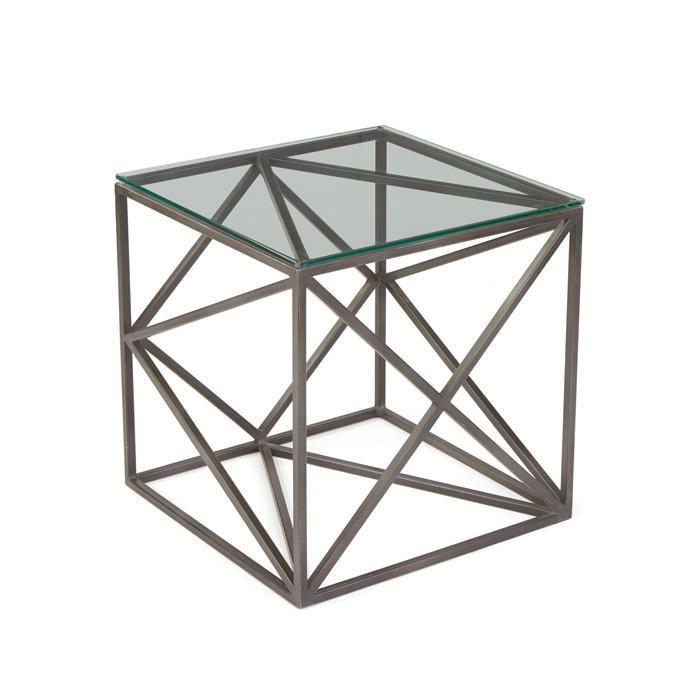 Hanover Glass Side Table by GO Home