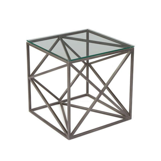 Hanover Glass Side Table by GO Home