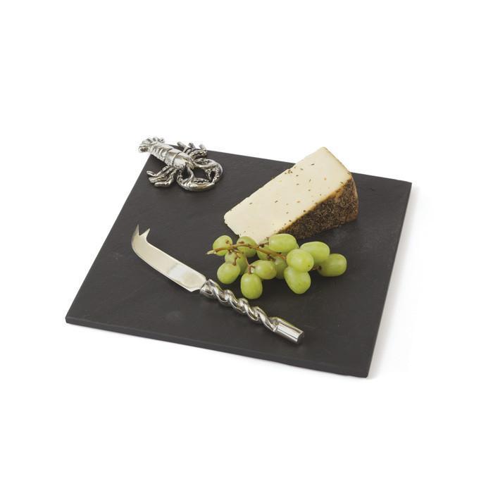 Scarlet Cheese Platter and Knife Set by GO Home