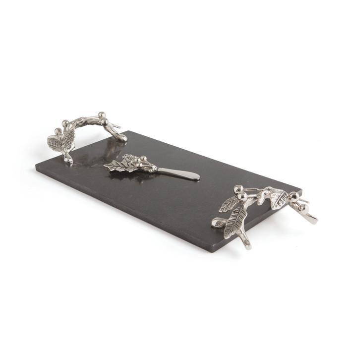 Gibson Cheese Platter and Knife by GO Home