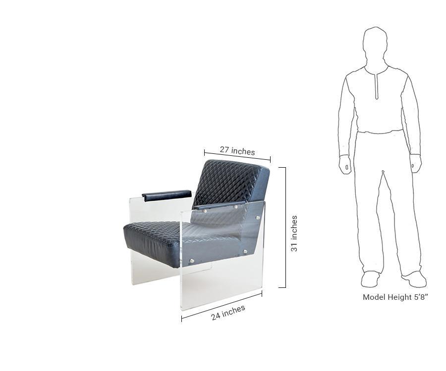 Susie Leather Chair by GO Home
