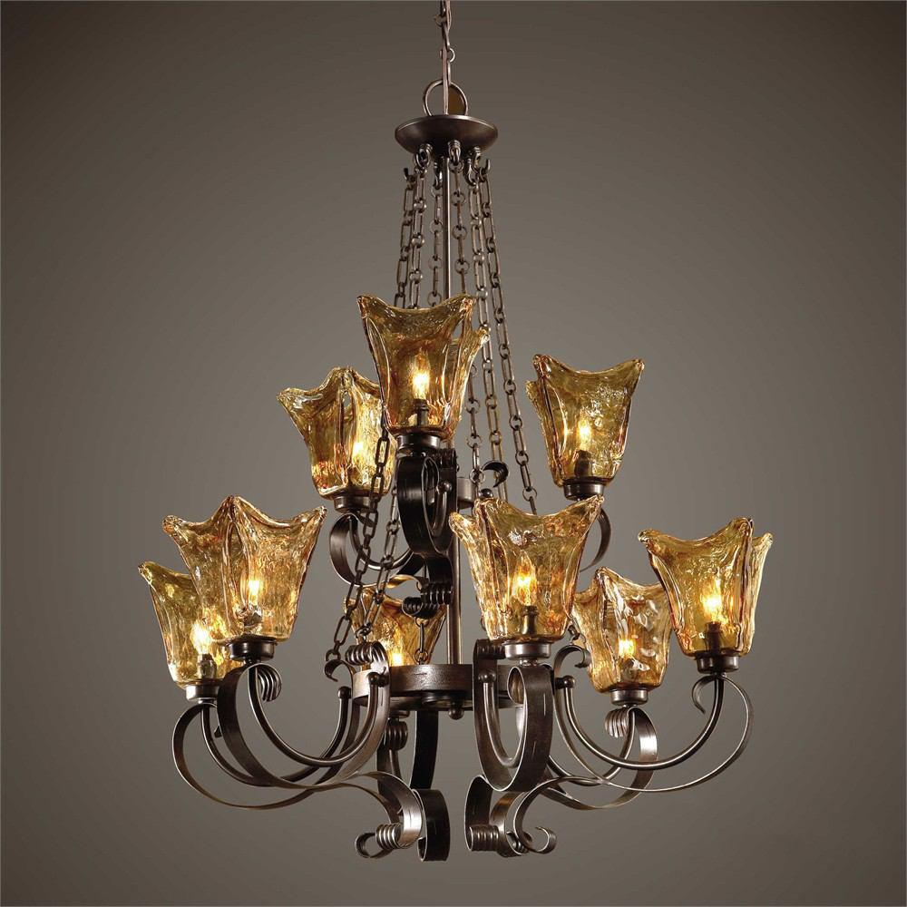 Uttermost Vetraio 9 Lights Chandelier