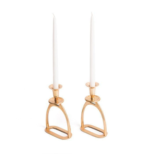 Pair of Stirrup Candle Holders by GO Home