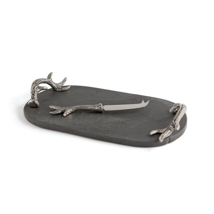 Tanner Antler Tray and Knife by GO Home