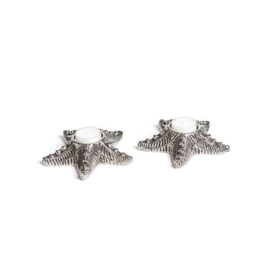 Pair of Starfish Votives - Set of 2 by GO Home