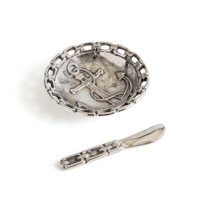 Cuddy Dish and Knife Set - Set of 2 by GO Home