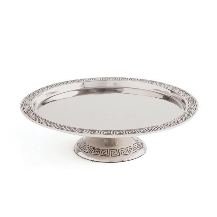 Anafi Greek Key Cake Stand by GO Home