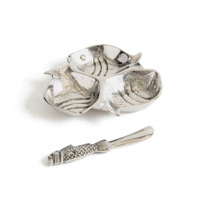 Lagoon Bowl and Knife - Set of 2 by GO Home