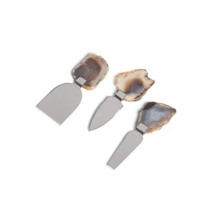 Set of Three Thames Cheese Knives by GO Home