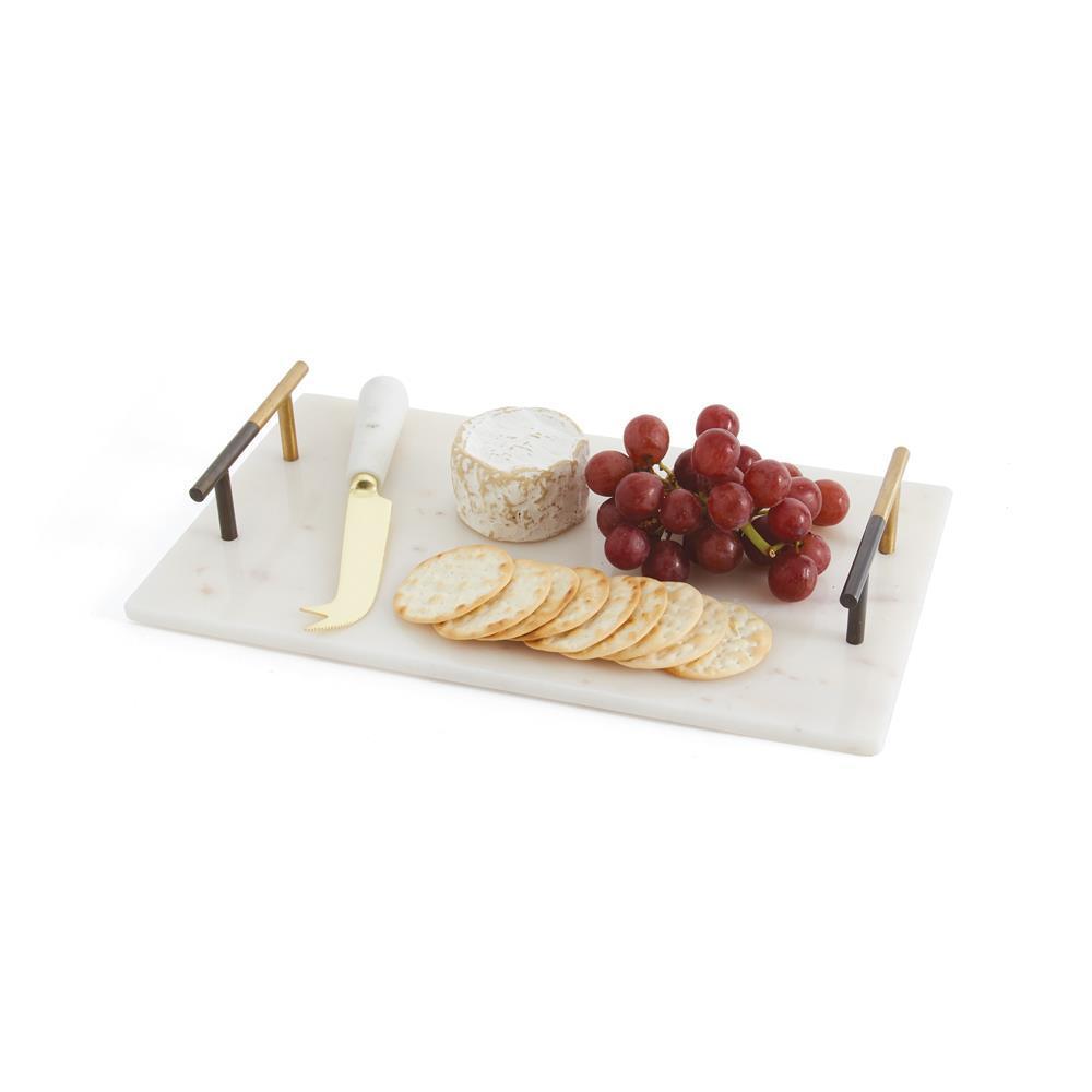 Morton Marble Cheese Tray and Knife by GO Home